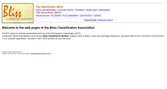 Desktop Screenshot of blissclassification.org.uk