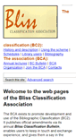 Mobile Screenshot of blissclassification.org.uk