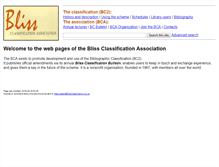 Tablet Screenshot of blissclassification.org.uk